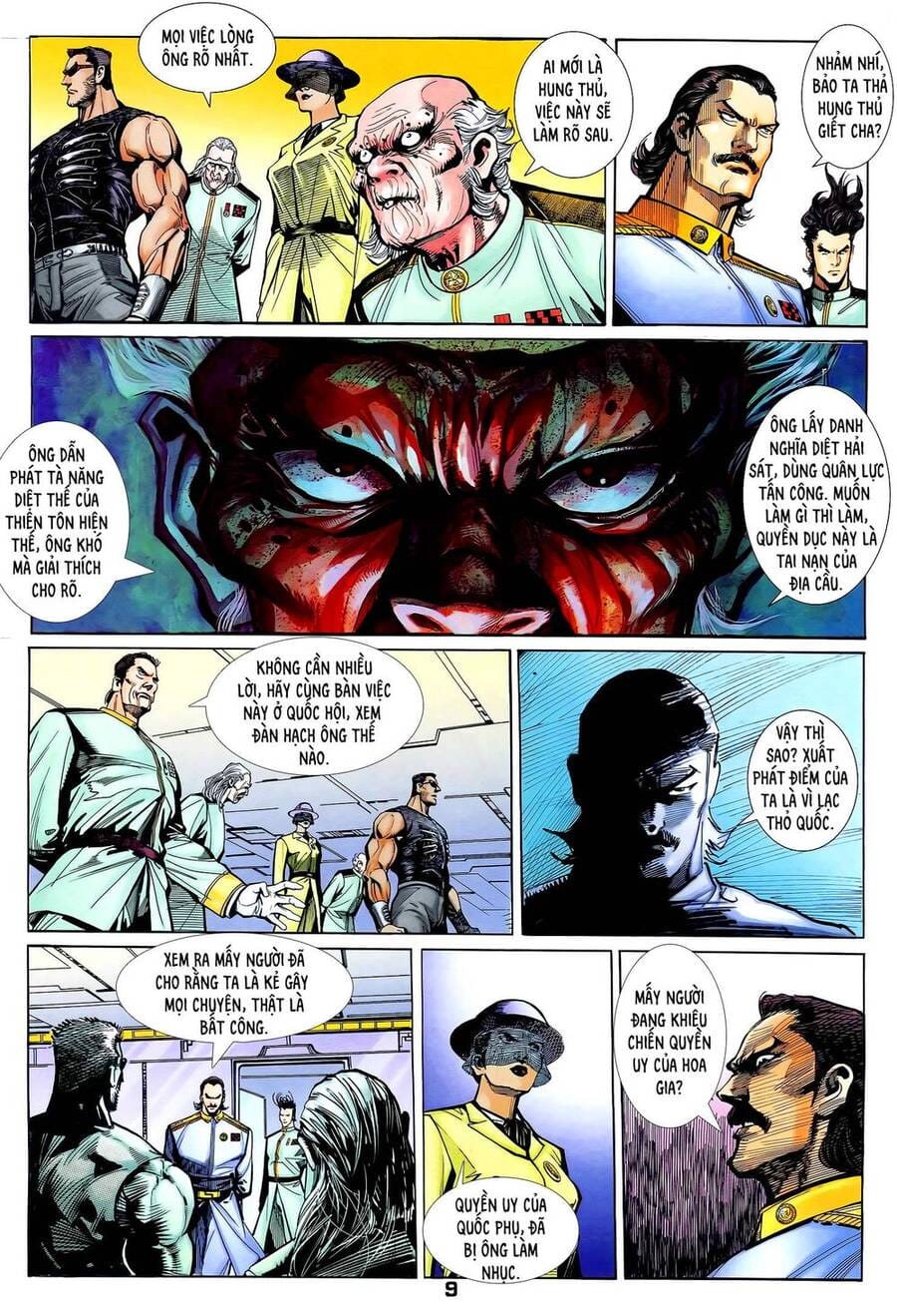 Truyện Tranh Long Hổ 5 Thế trang 8