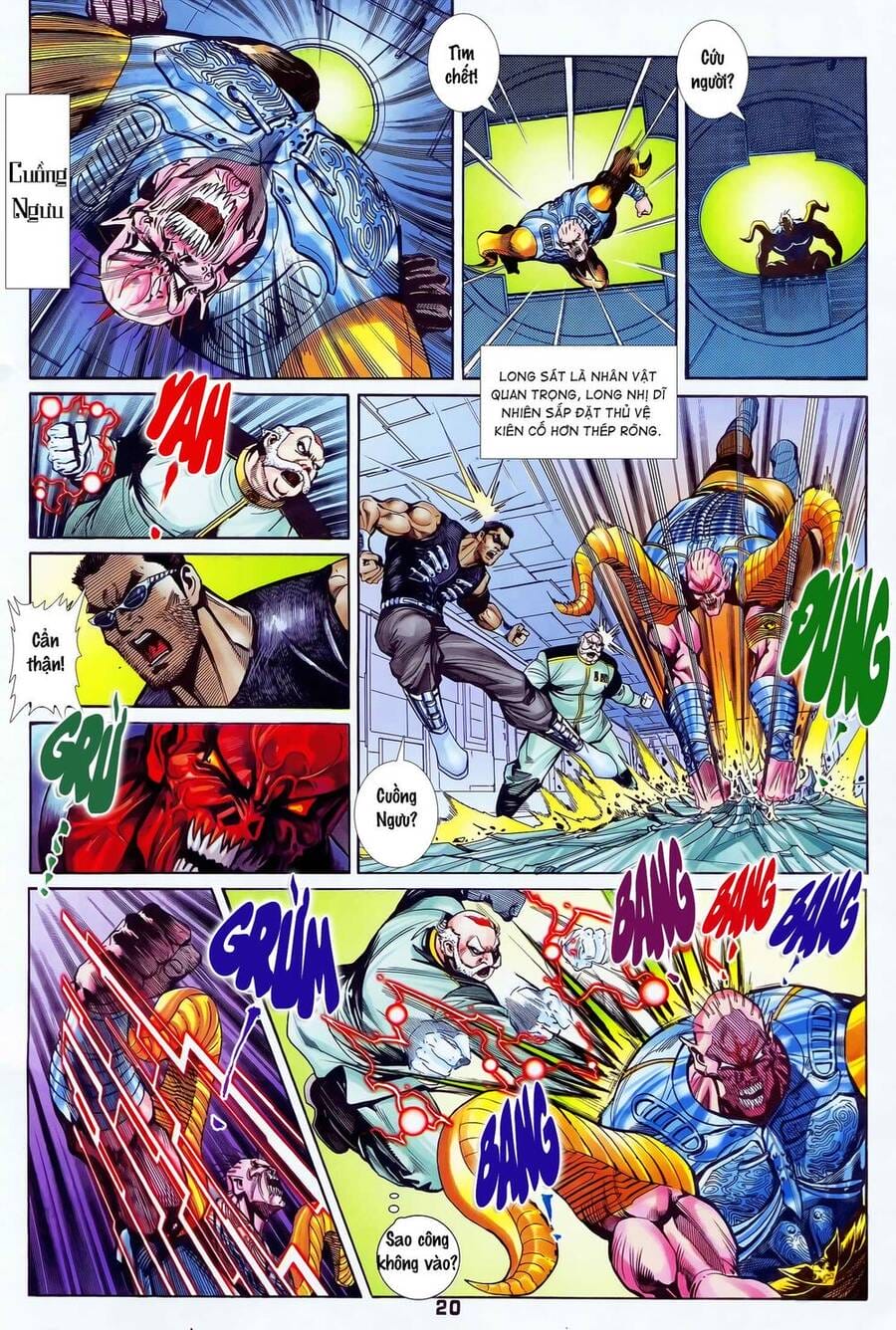 Truyện Tranh Long Hổ 5 Thế trang 8