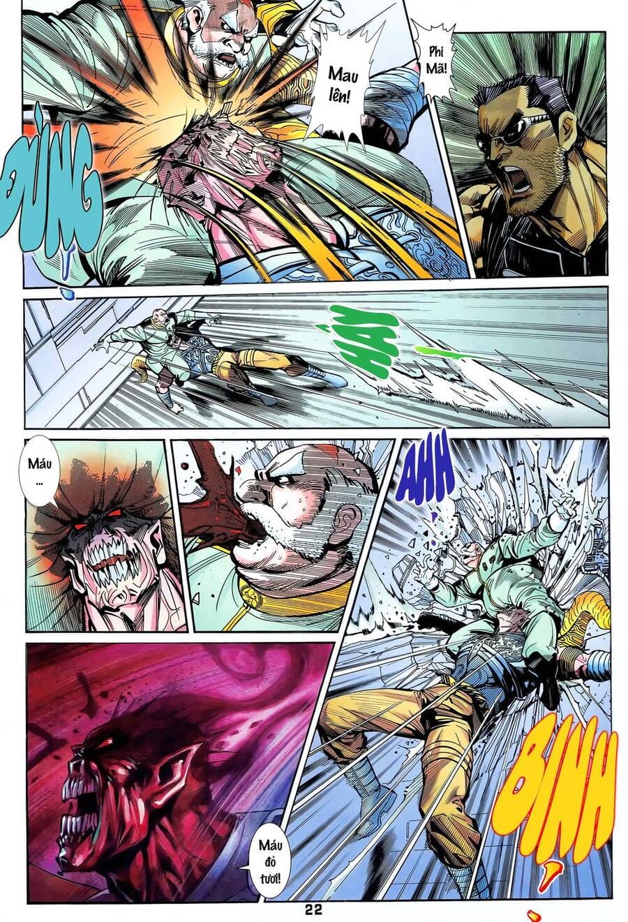 Truyện Tranh Long Hổ 5 Thế trang 8