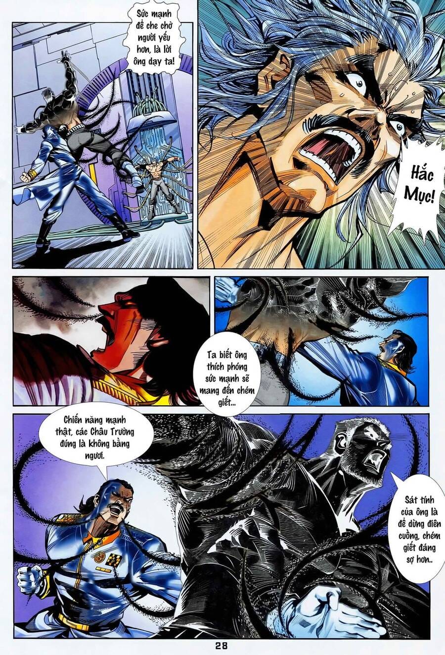 Truyện Tranh Long Hổ 5 Thế trang 8