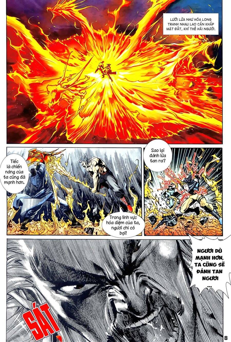 Truyện Tranh Long Hổ 5 Thế trang 8