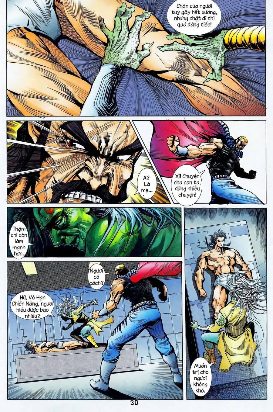 Truyện Tranh Long Hổ 5 Thế trang 8