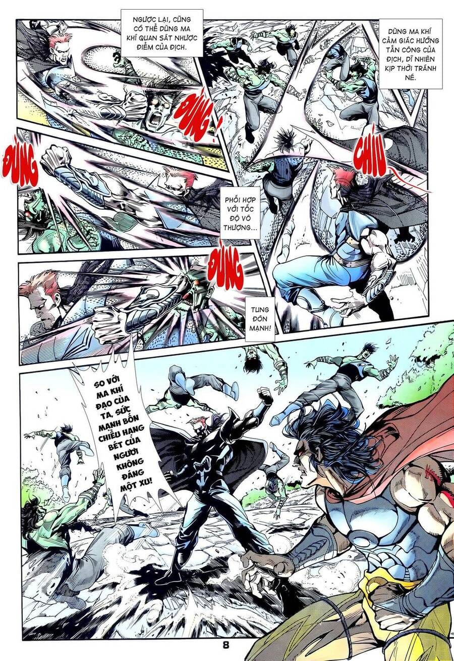 Truyện Tranh Long Hổ 5 Thế trang 8