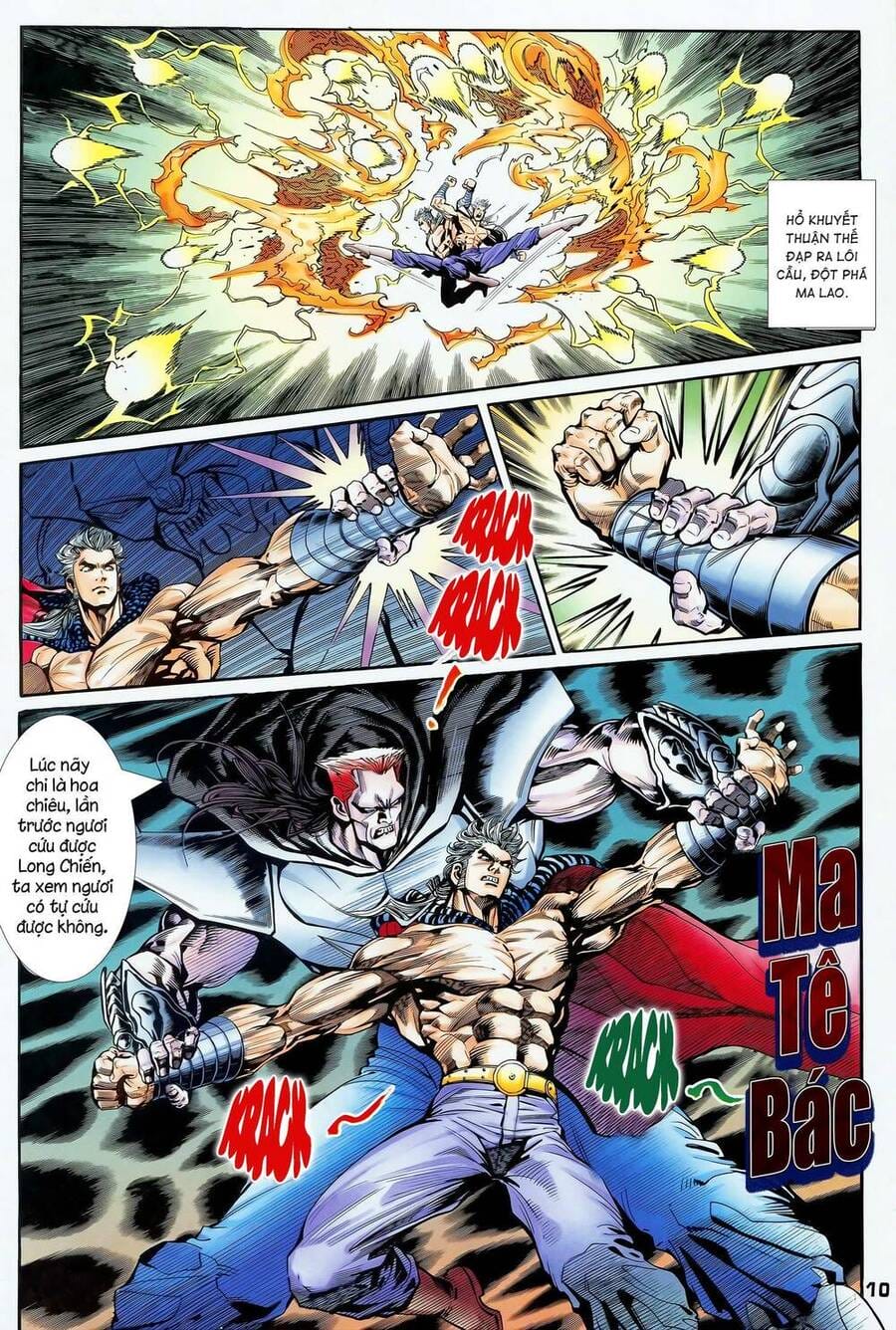 Truyện Tranh Long Hổ 5 Thế trang 8
