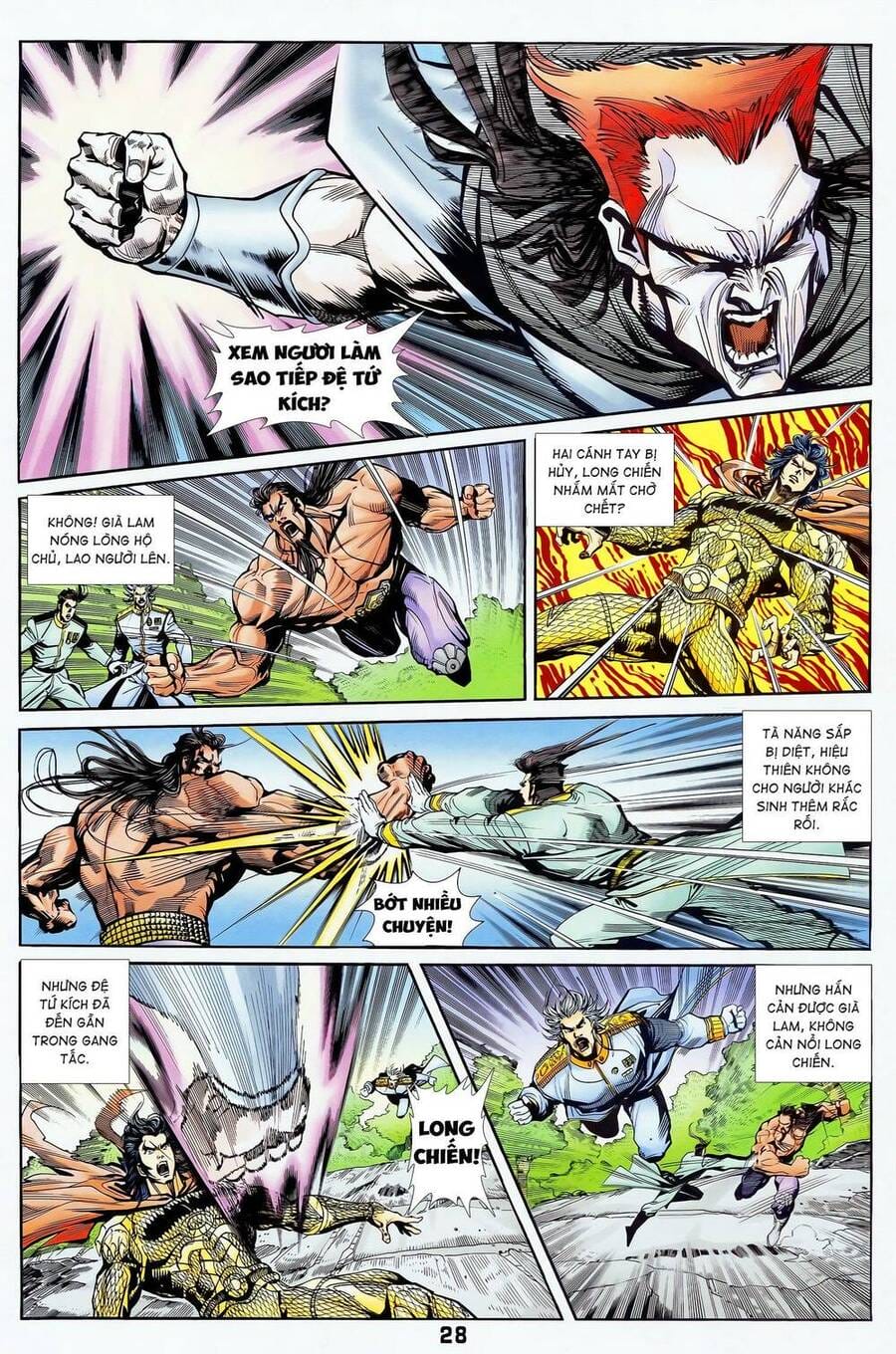 Truyện Tranh Long Hổ 5 Thế trang 8