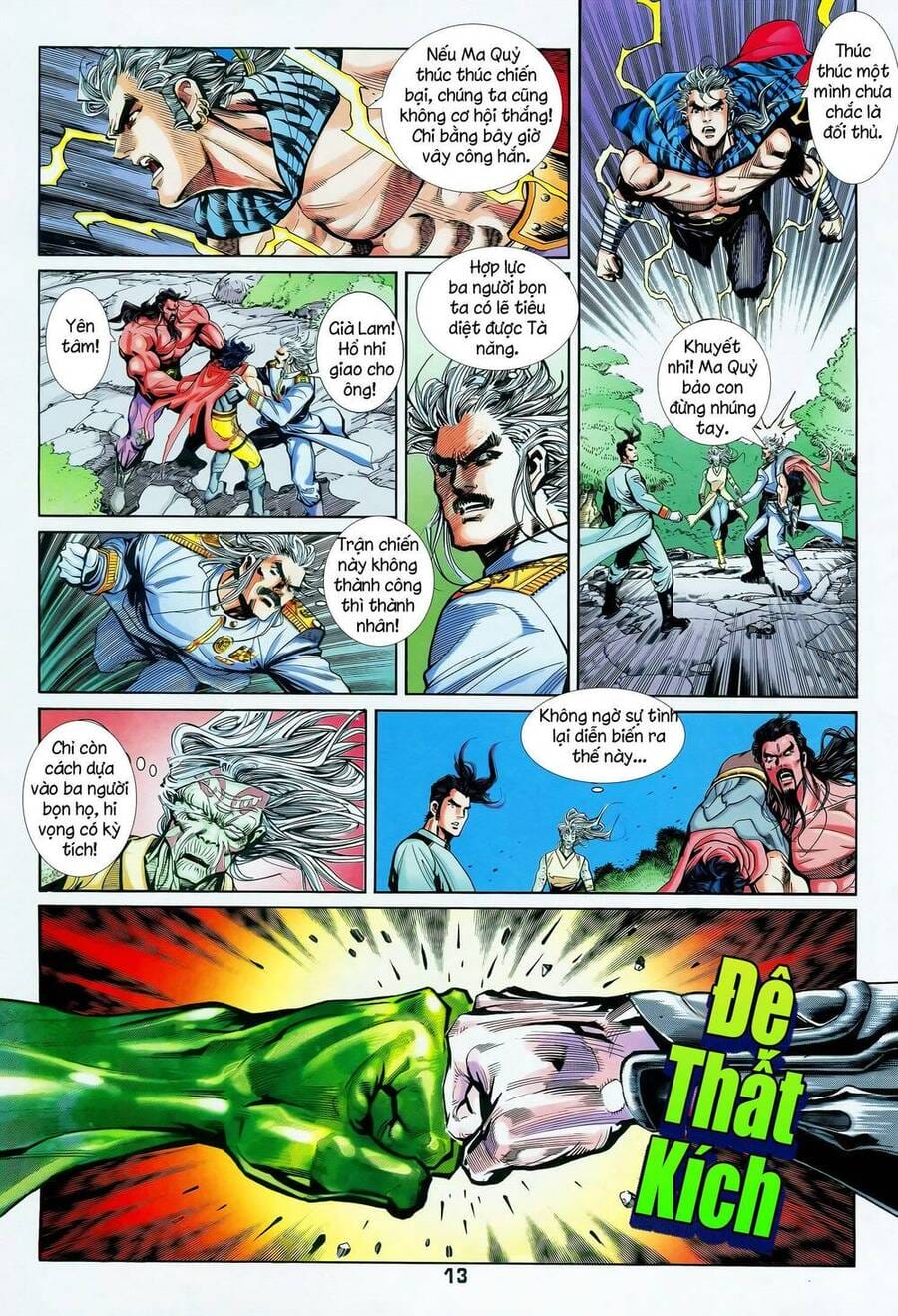 Truyện Tranh Long Hổ 5 Thế trang 8