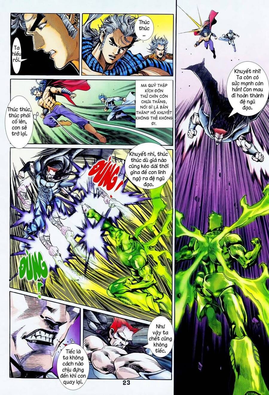 Truyện Tranh Long Hổ 5 Thế trang 8