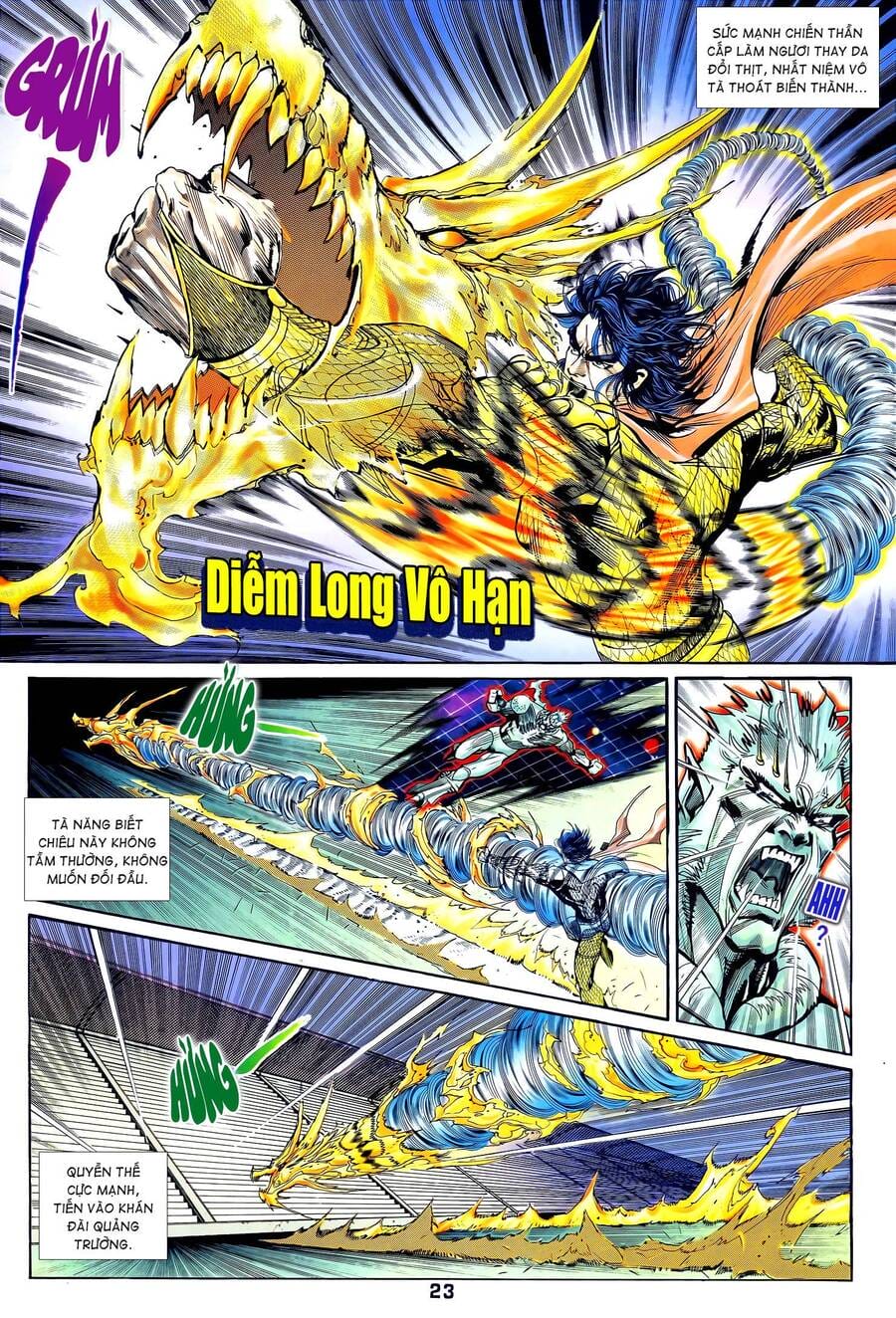 Truyện Tranh Long Hổ 5 Thế trang 8