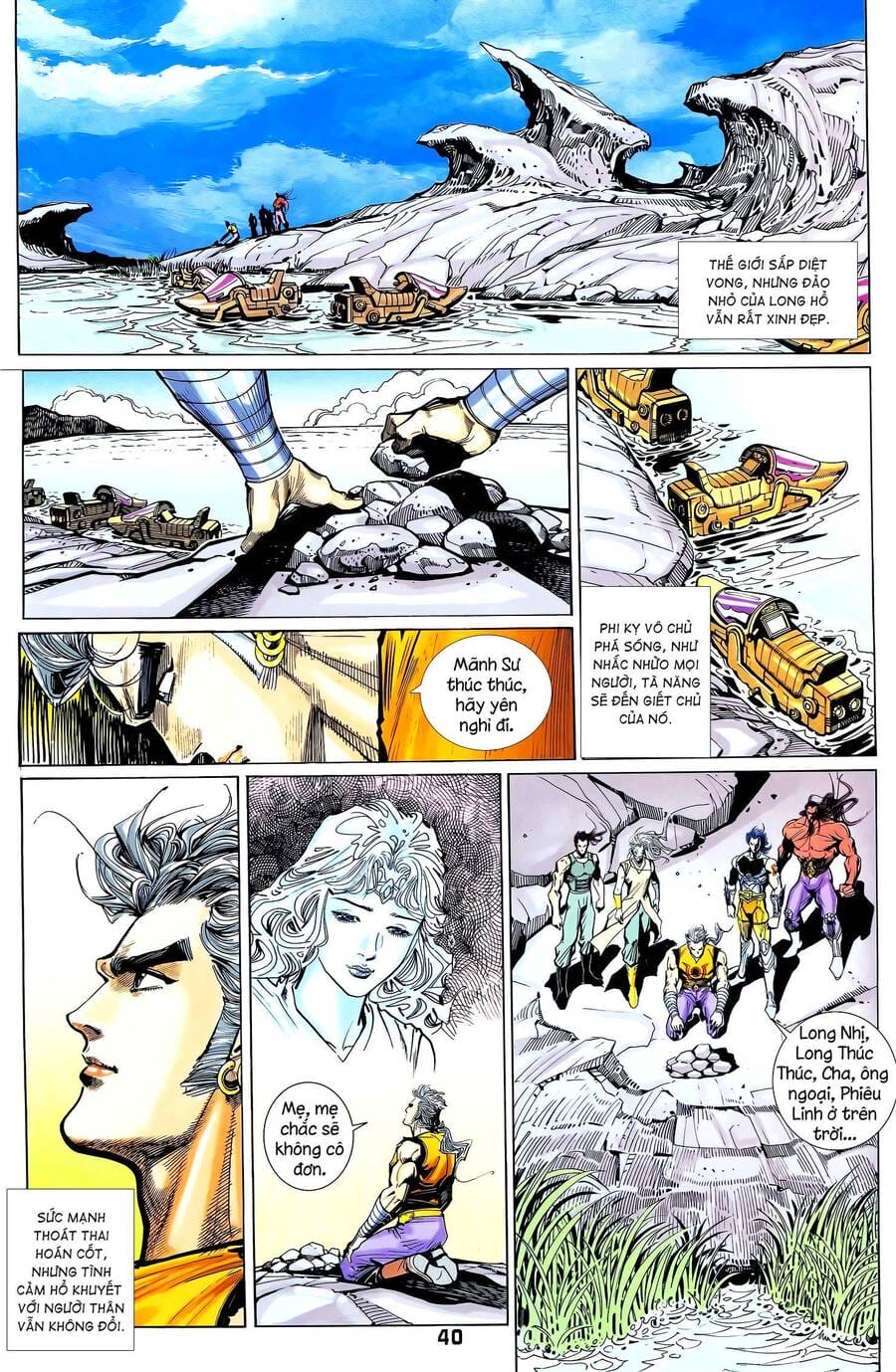 Truyện Tranh Long Hổ 5 Thế trang 8