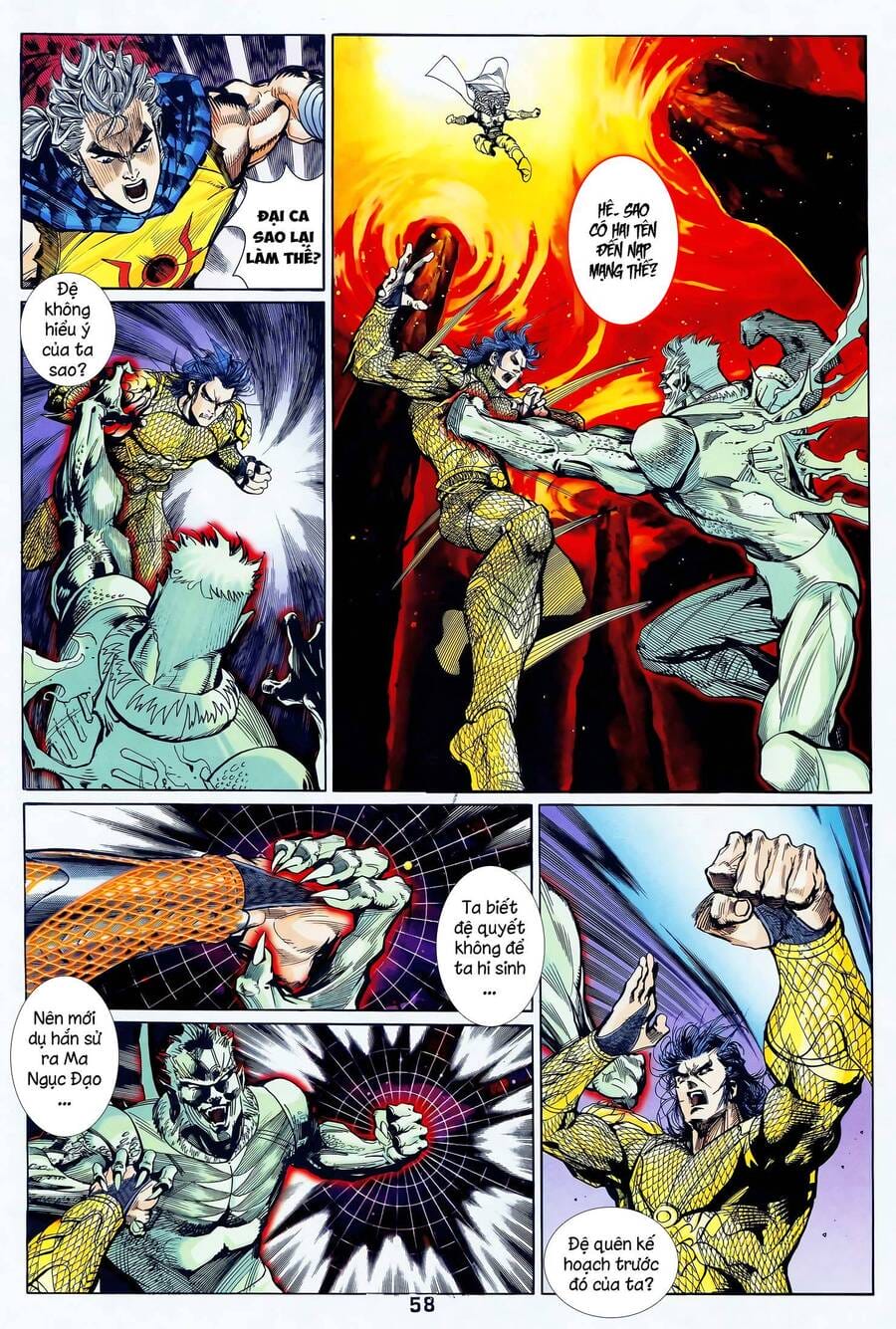 Truyện Tranh Long Hổ 5 Thế trang 8