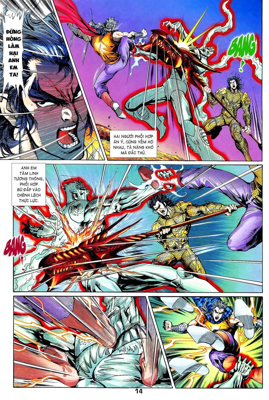 Truyện Tranh Long Hổ 5 Thế trang 8
