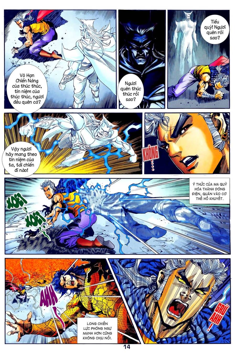 Truyện Tranh Long Hổ 5 Thế trang 8