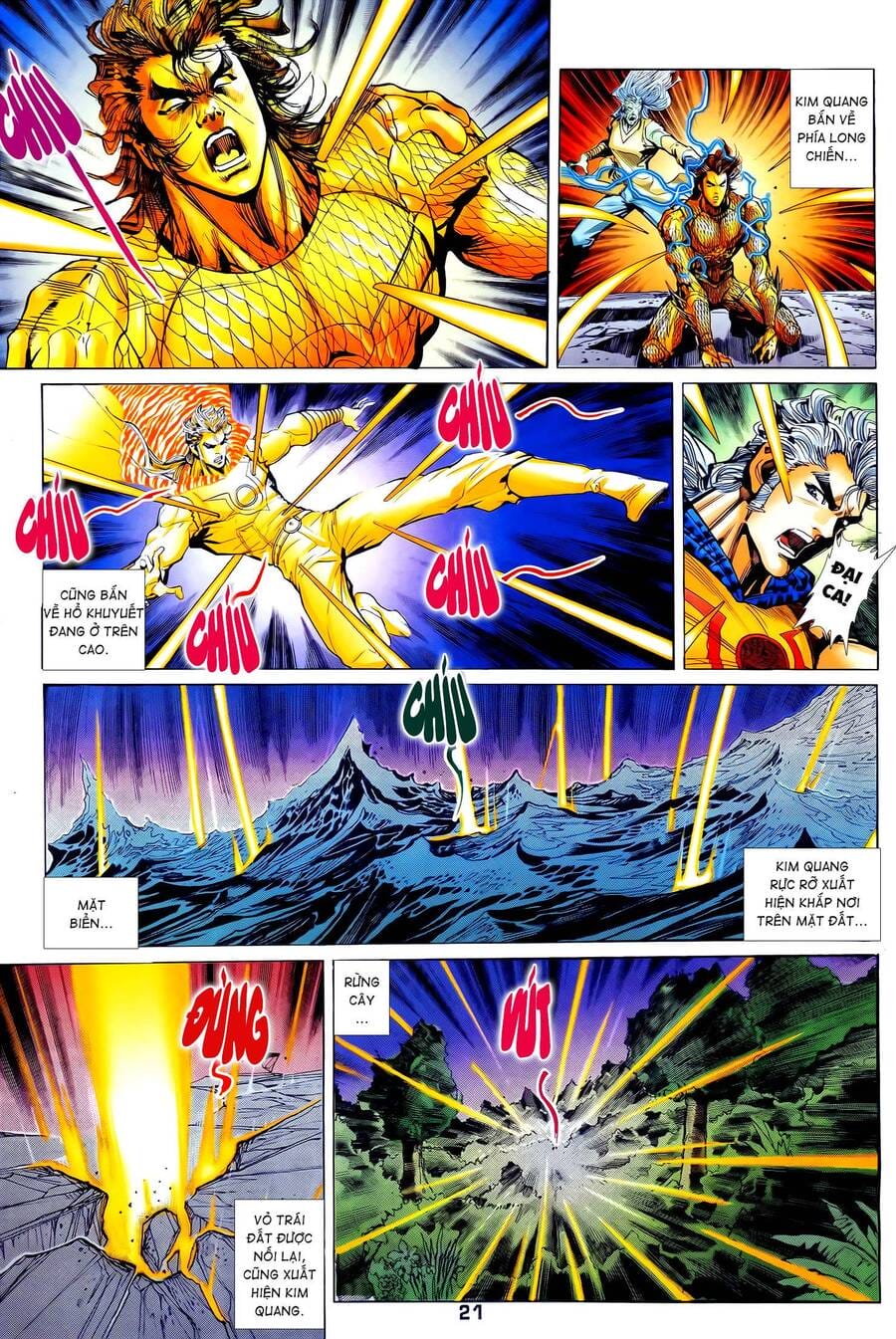 Truyện Tranh Long Hổ 5 Thế trang 8