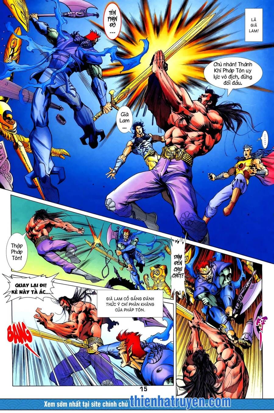 Truyện Tranh Long Hổ 5 Thế trang 8