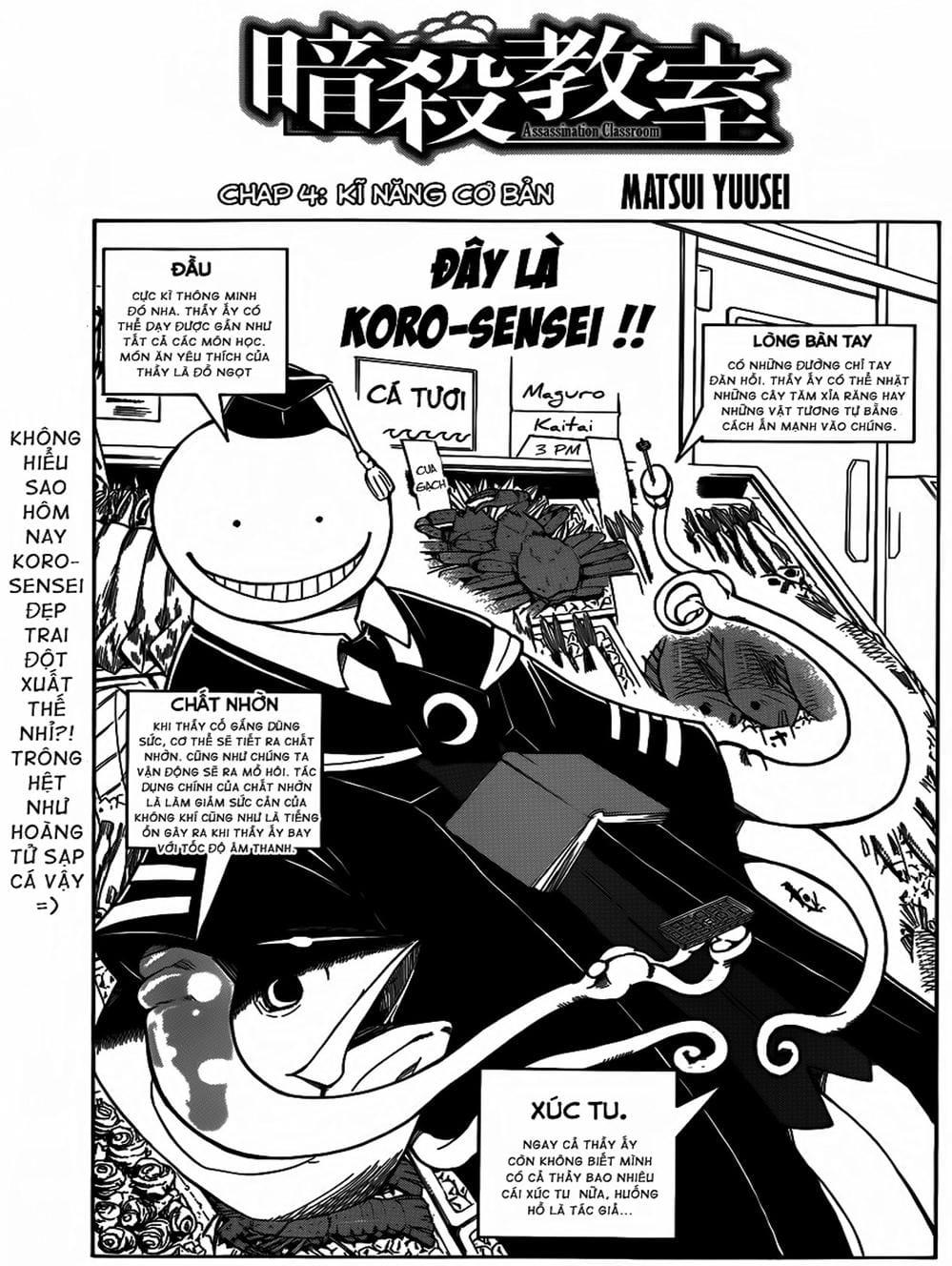 Truyện Tranh Lớp Học Ám Sát - Ansatsu Kyoushitsu trang 5