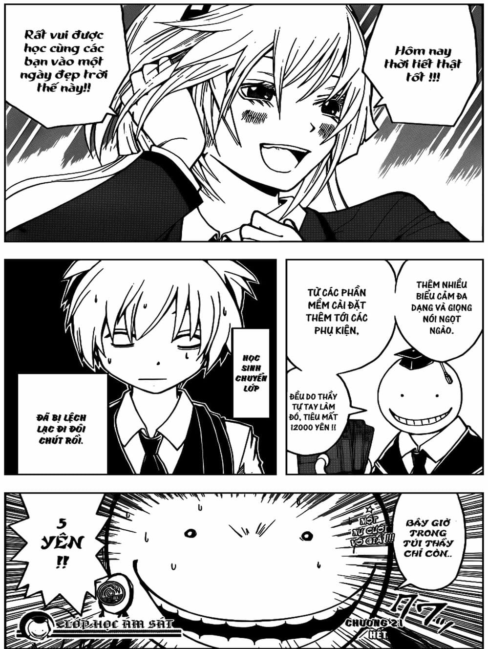 Truyện Tranh Lớp Học Ám Sát - Ansatsu Kyoushitsu trang 5