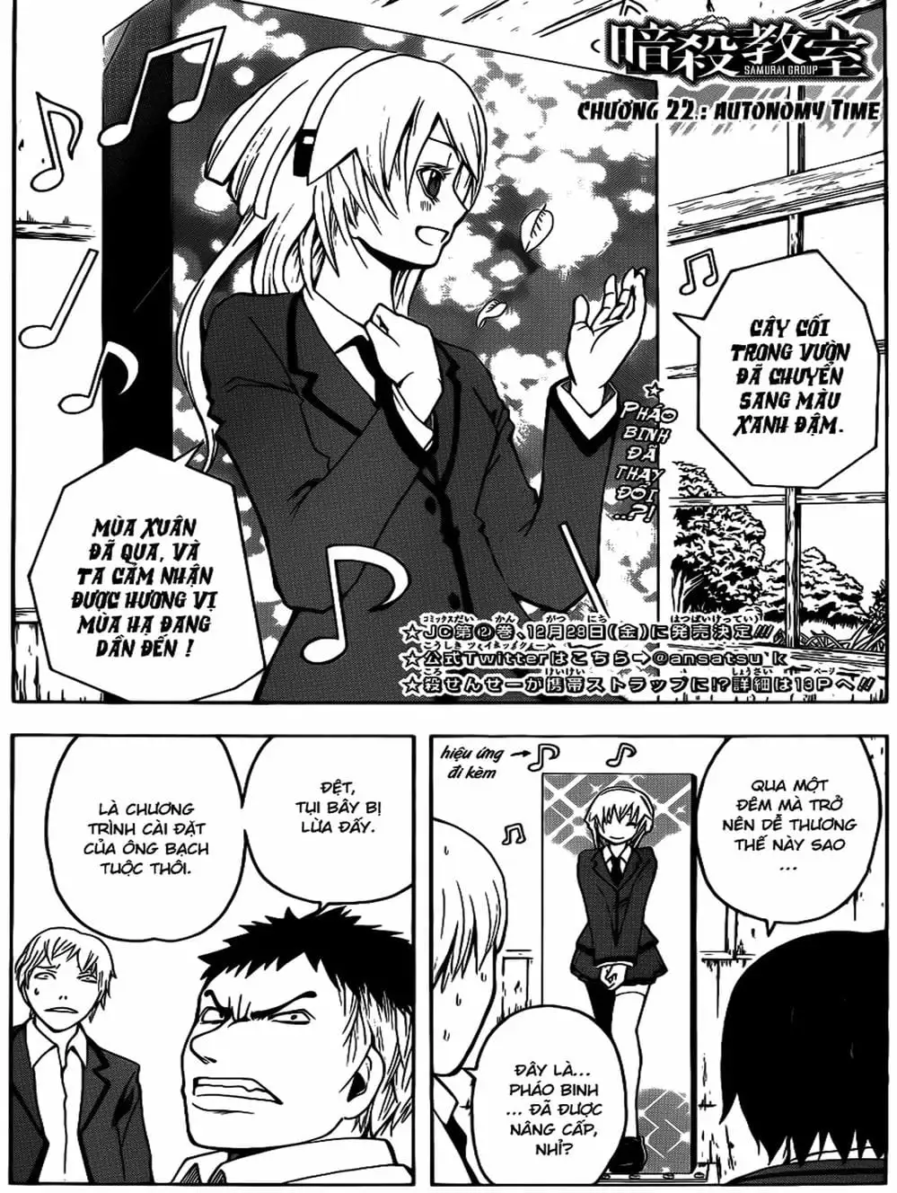 Truyện Tranh Lớp Học Ám Sát - Ansatsu Kyoushitsu trang 5