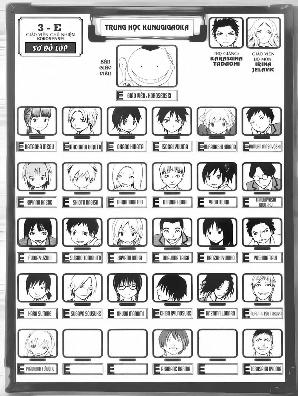 Truyện Tranh Lớp Học Ám Sát - Ansatsu Kyoushitsu trang 5