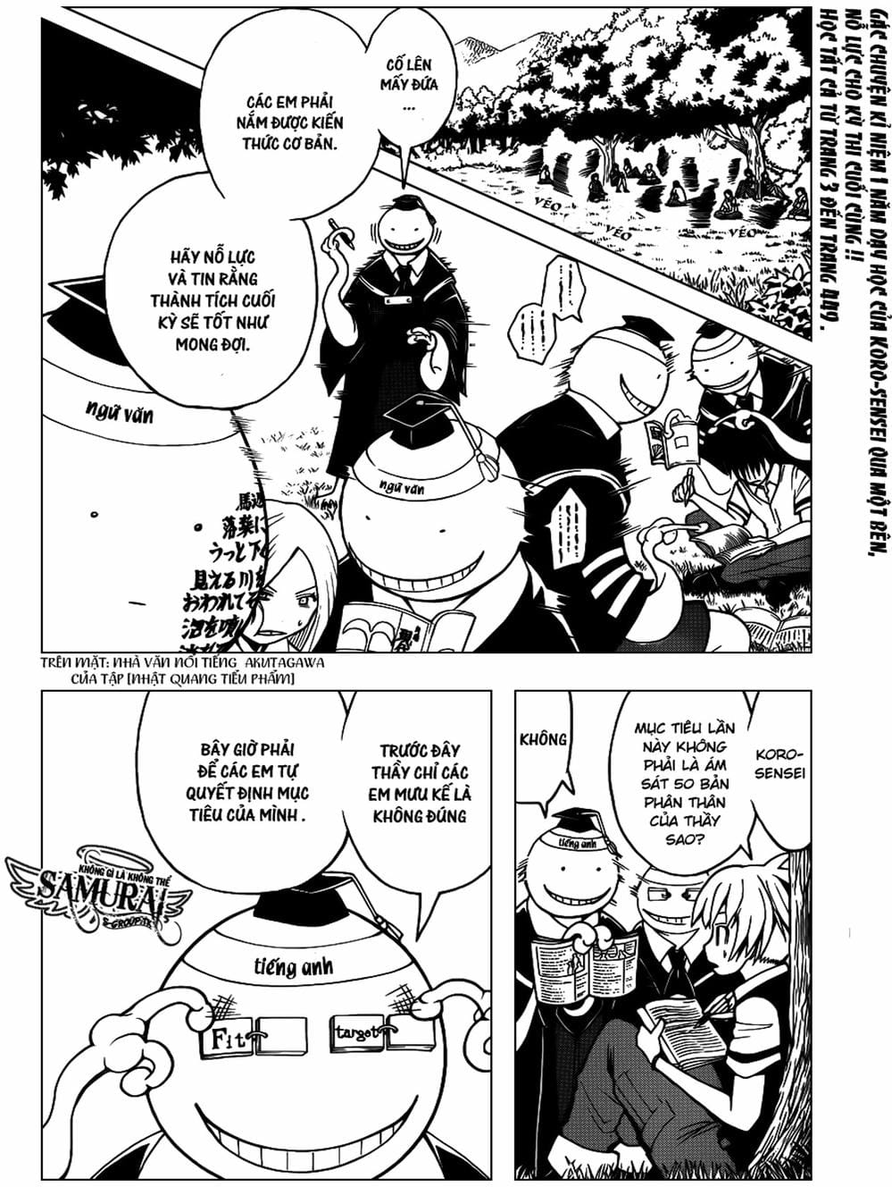 Truyện Tranh Lớp Học Ám Sát - Ansatsu Kyoushitsu trang 5