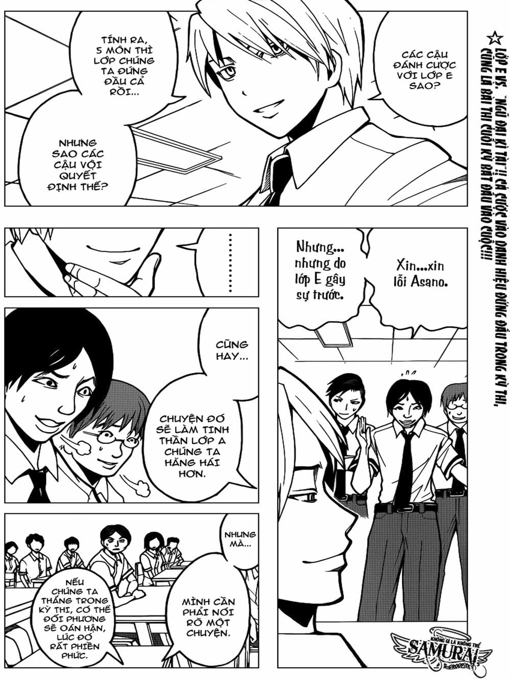 Truyện Tranh Lớp Học Ám Sát - Ansatsu Kyoushitsu trang 5