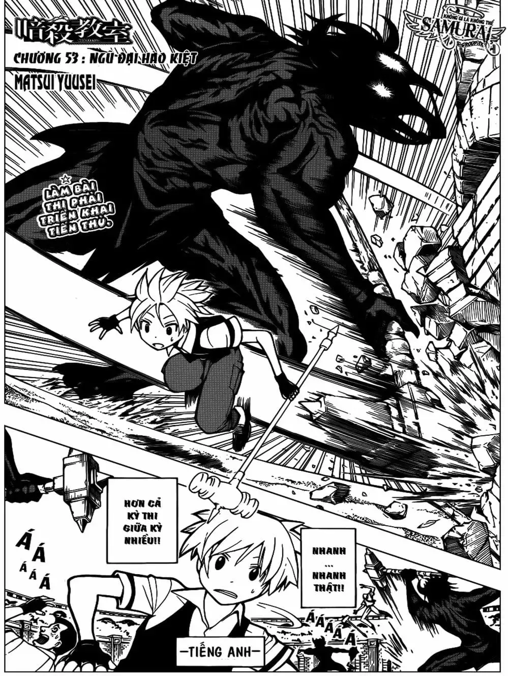 Truyện Tranh Lớp Học Ám Sát - Ansatsu Kyoushitsu trang 5