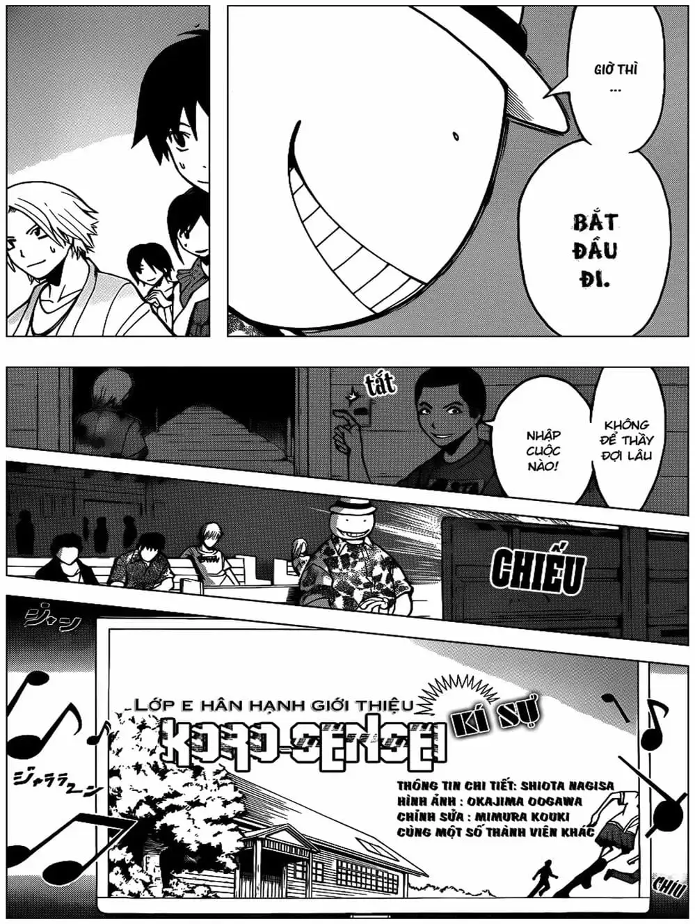 Truyện Tranh Lớp Học Ám Sát - Ansatsu Kyoushitsu trang 5