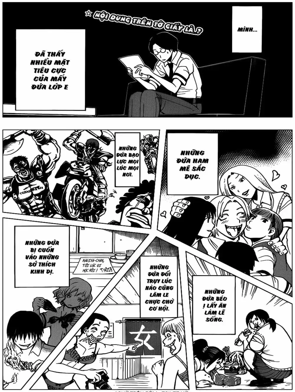 Truyện Tranh Lớp Học Ám Sát - Ansatsu Kyoushitsu trang 5