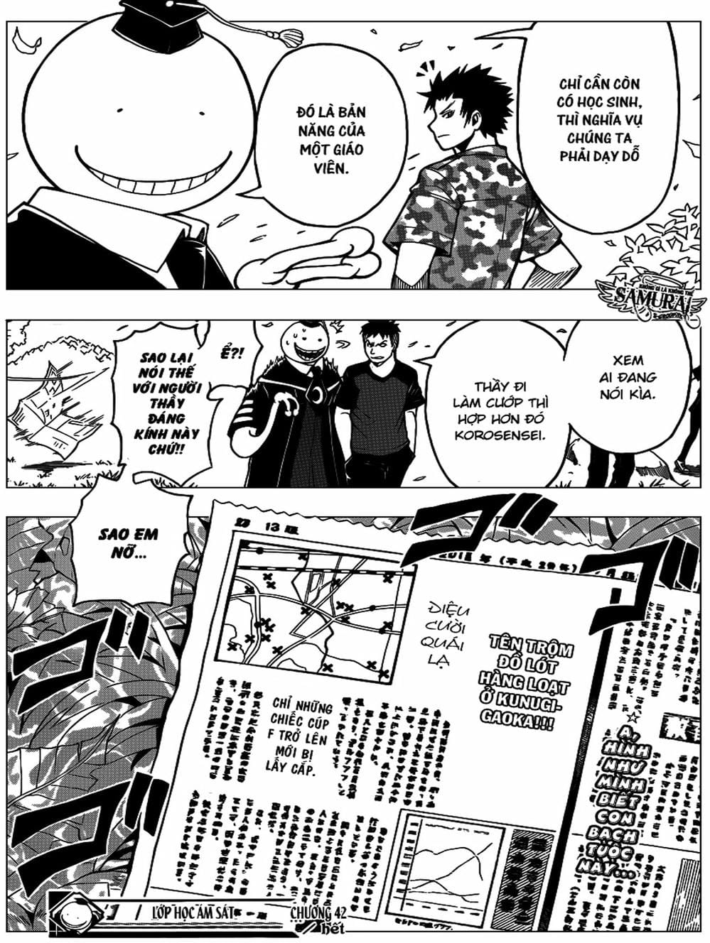 Truyện Tranh Lớp Học Ám Sát - Ansatsu Kyoushitsu trang 5