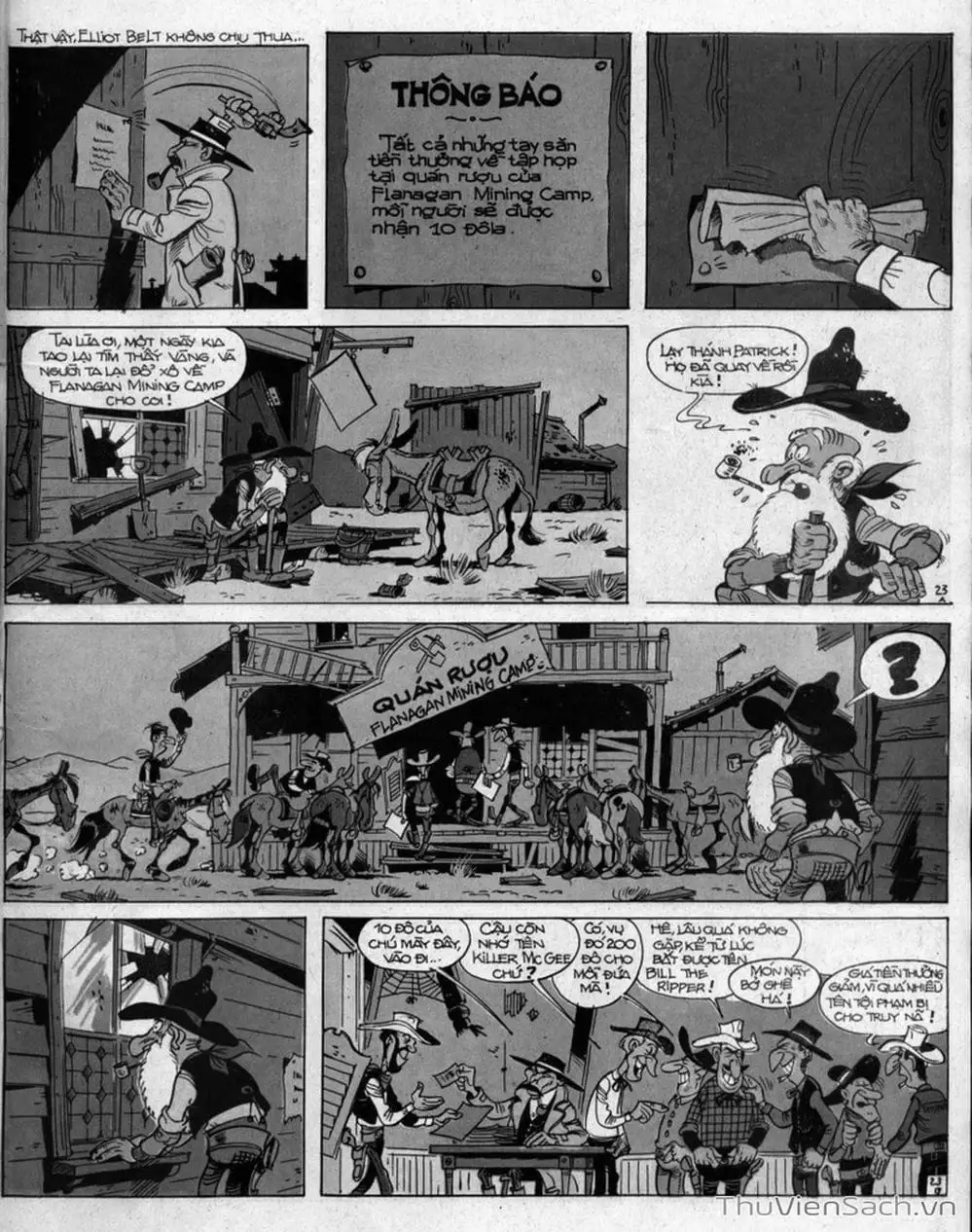 Truyện Tranh Cuộc Phiêu Lưu Kỳ Thú Của Lucky Luke trang 3