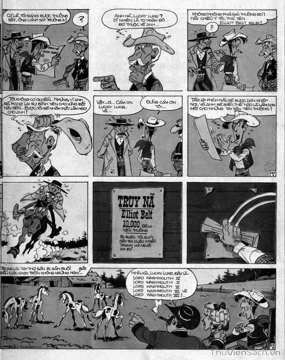 Truyện Tranh Cuộc Phiêu Lưu Kỳ Thú Của Lucky Luke trang 3