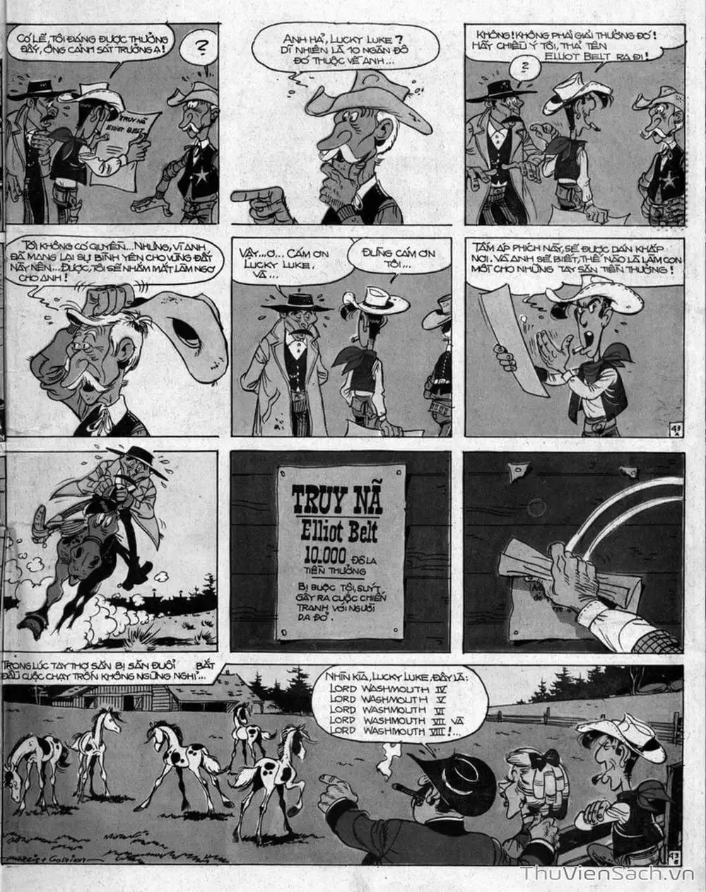 Truyện Tranh Cuộc Phiêu Lưu Kỳ Thú Của Lucky Luke trang 3