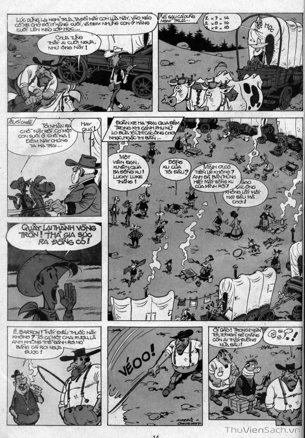 Truyện Tranh Cuộc Phiêu Lưu Kỳ Thú Của Lucky Luke trang 3