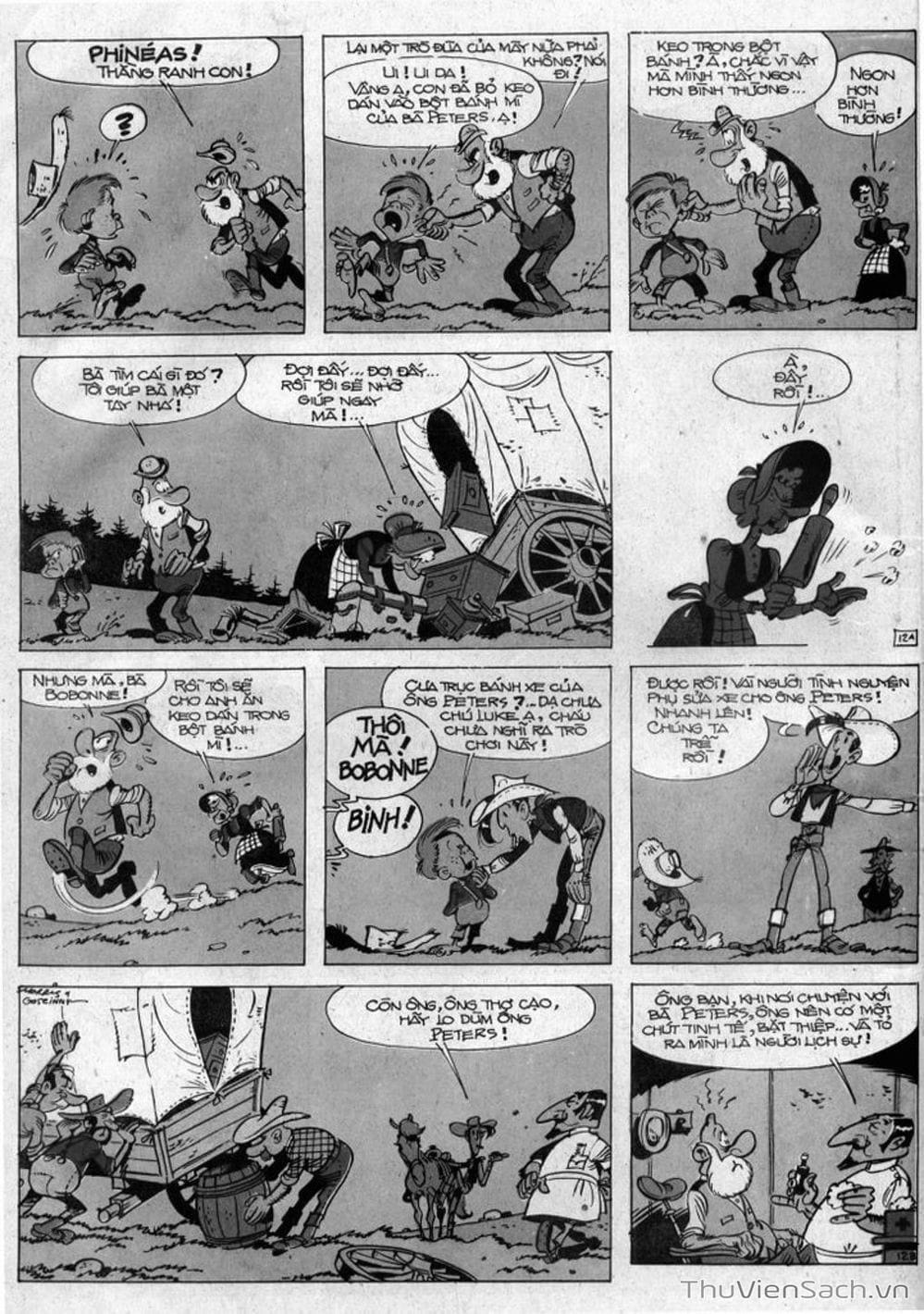 Truyện Tranh Cuộc Phiêu Lưu Kỳ Thú Của Lucky Luke trang 3