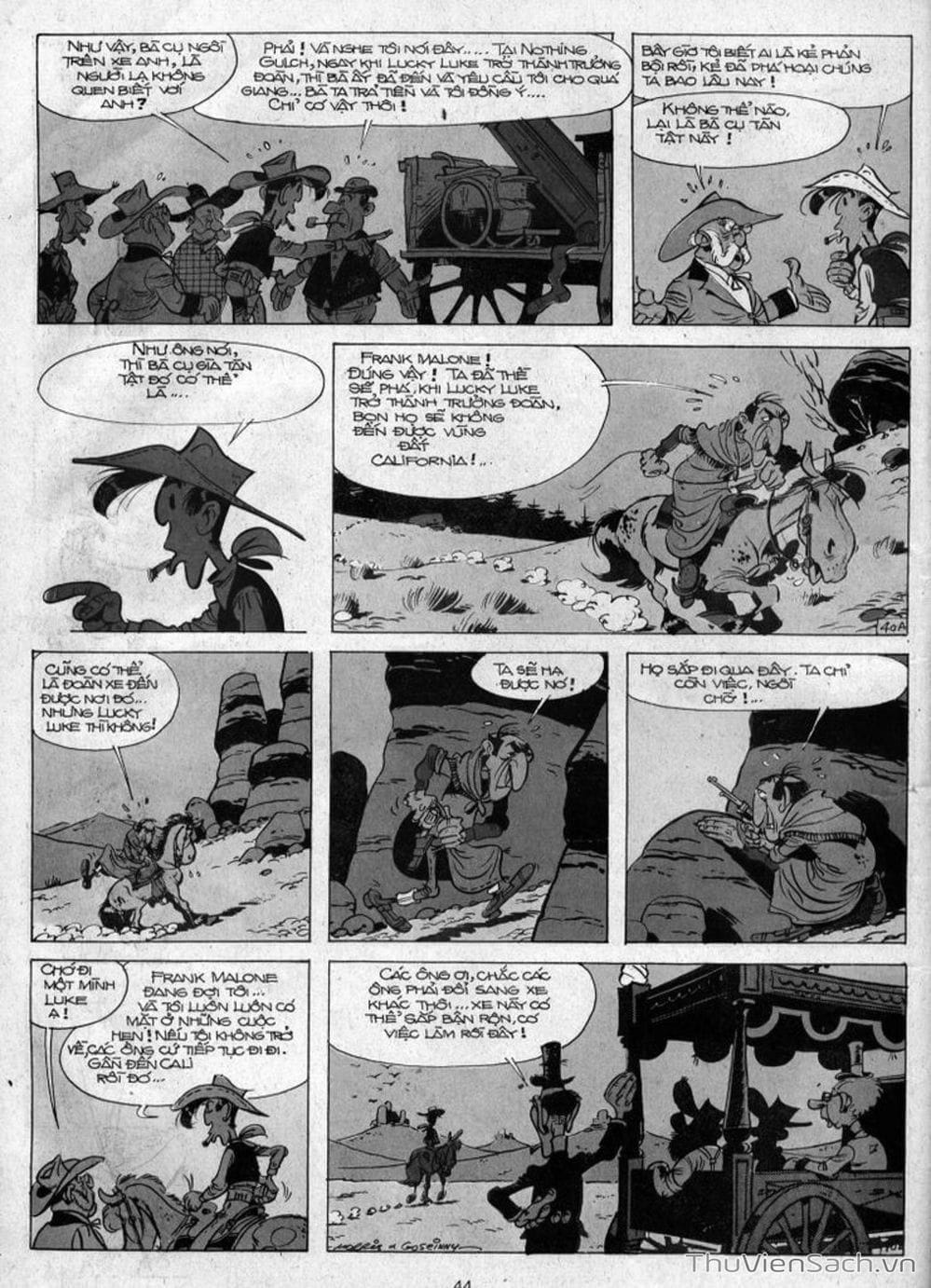 Truyện Tranh Cuộc Phiêu Lưu Kỳ Thú Của Lucky Luke trang 3