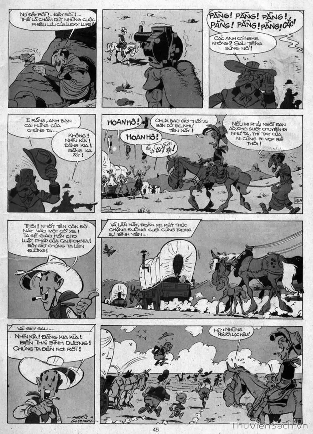 Truyện Tranh Cuộc Phiêu Lưu Kỳ Thú Của Lucky Luke trang 3