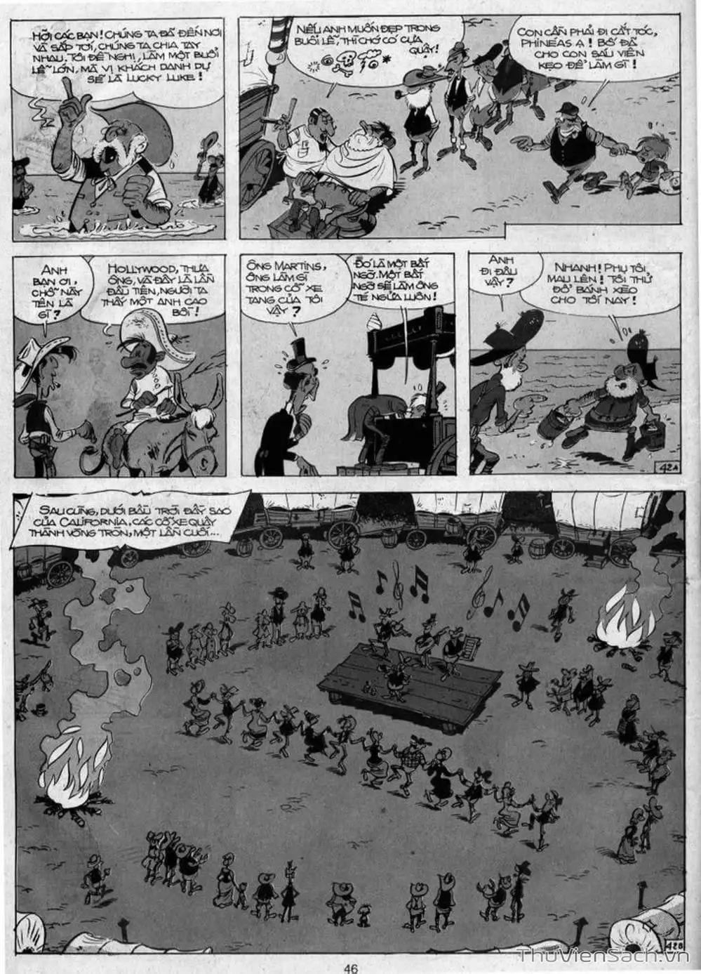 Truyện Tranh Cuộc Phiêu Lưu Kỳ Thú Của Lucky Luke trang 3