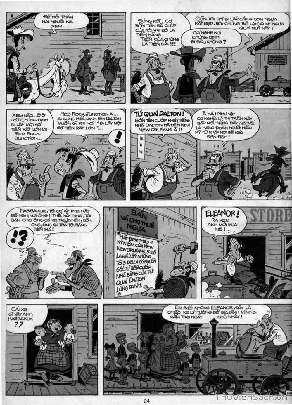 Truyện Tranh Cuộc Phiêu Lưu Kỳ Thú Của Lucky Luke trang 3