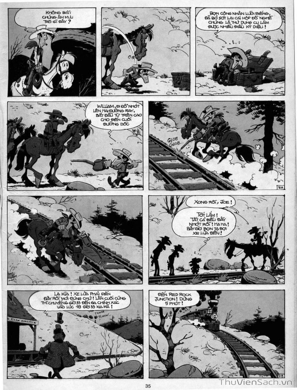 Truyện Tranh Cuộc Phiêu Lưu Kỳ Thú Của Lucky Luke trang 3