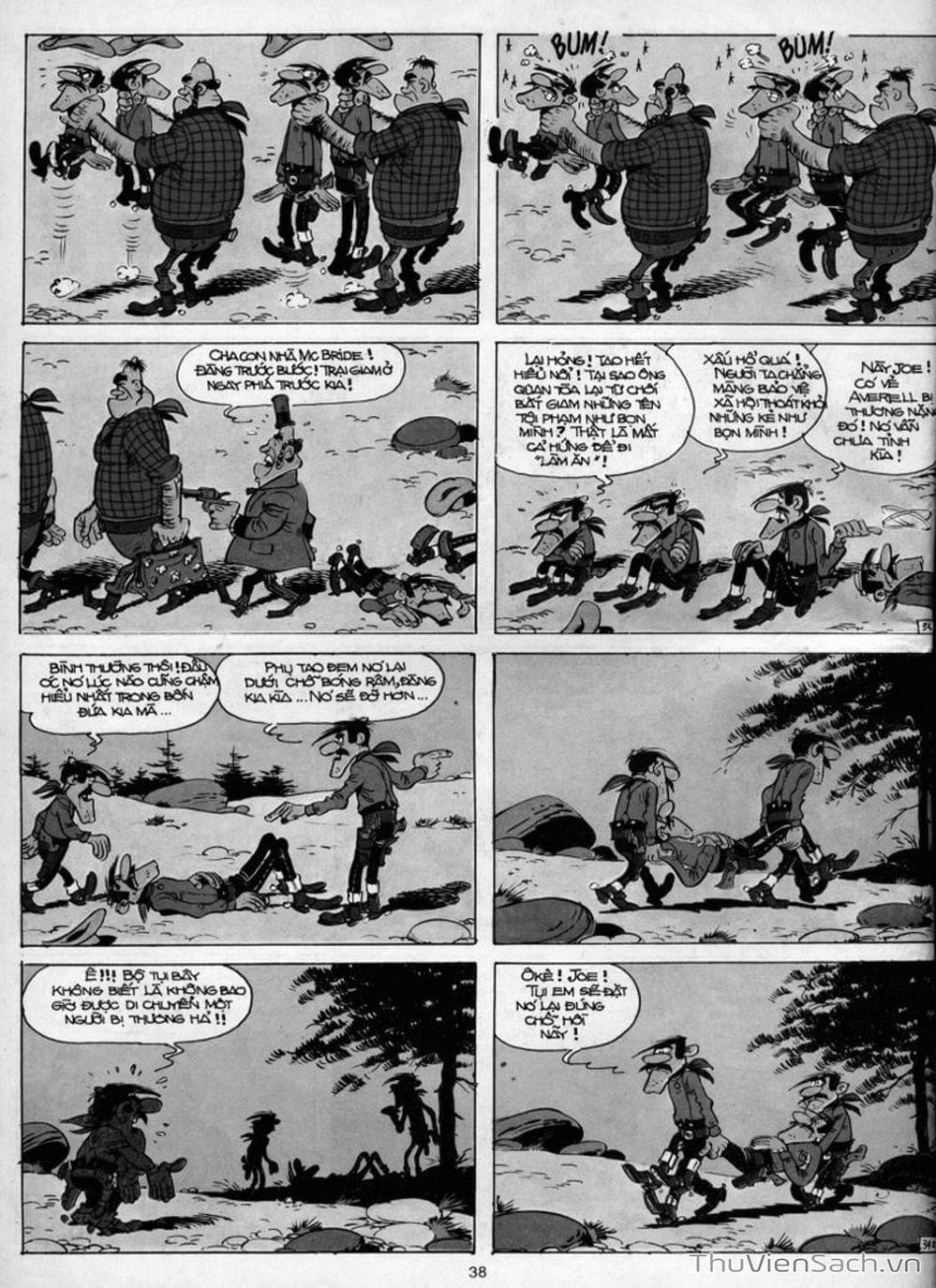 Truyện Tranh Cuộc Phiêu Lưu Kỳ Thú Của Lucky Luke trang 3