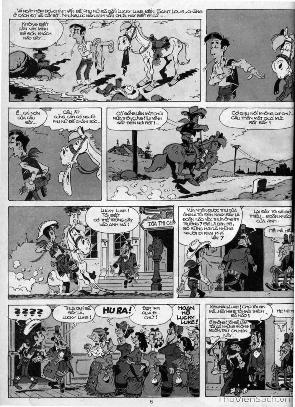 Truyện Tranh Cuộc Phiêu Lưu Kỳ Thú Của Lucky Luke trang 3
