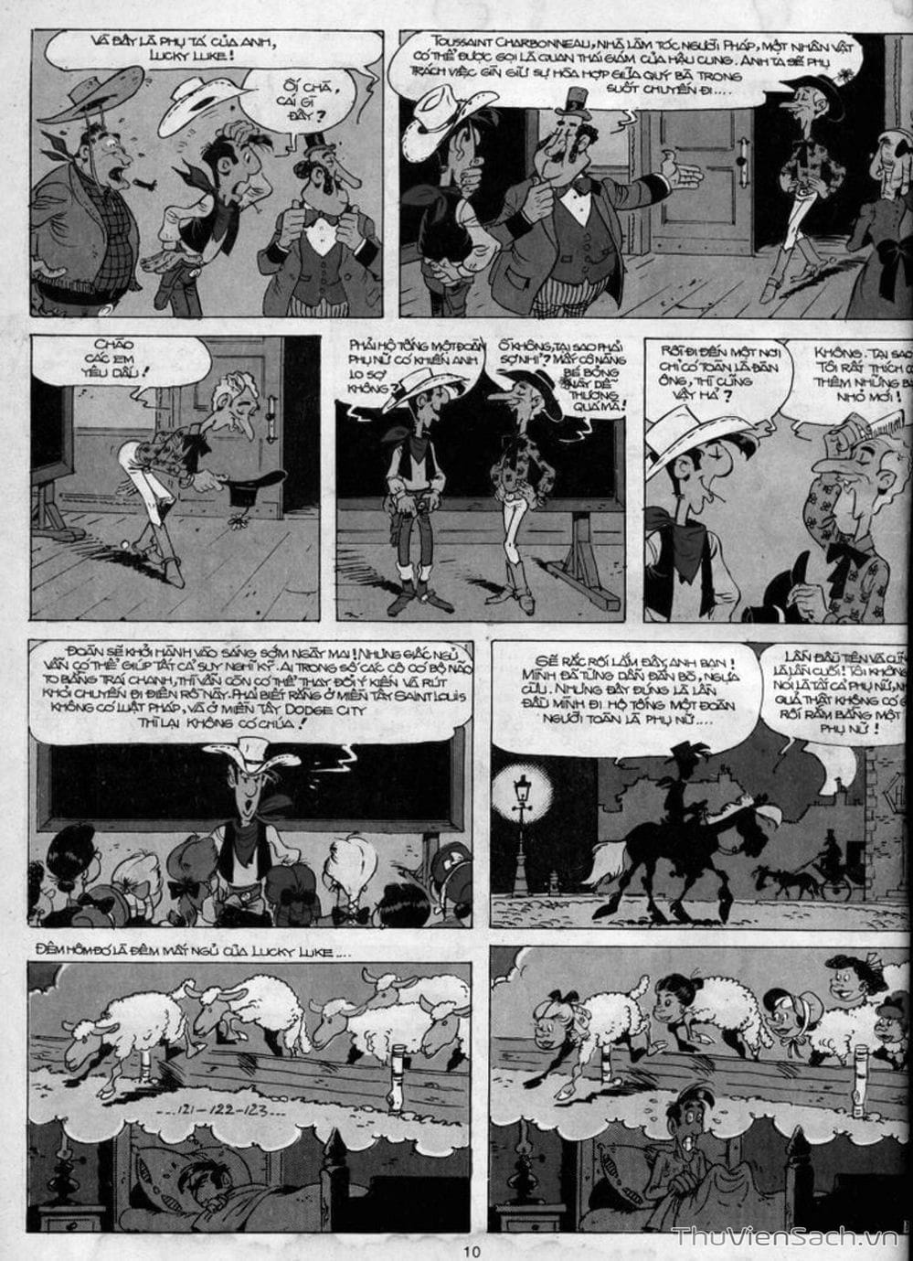Truyện Tranh Cuộc Phiêu Lưu Kỳ Thú Của Lucky Luke trang 3