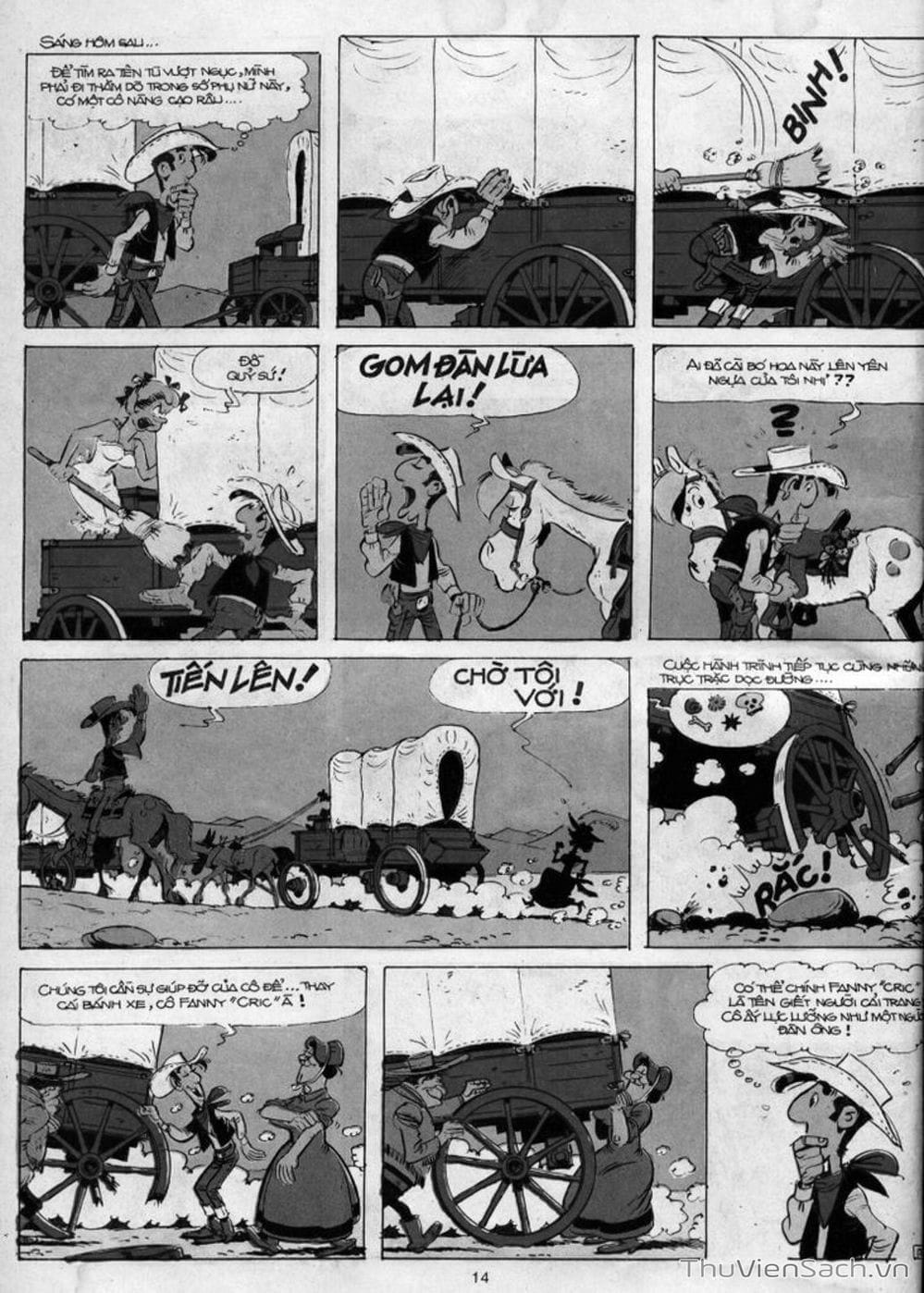 Truyện Tranh Cuộc Phiêu Lưu Kỳ Thú Của Lucky Luke trang 3