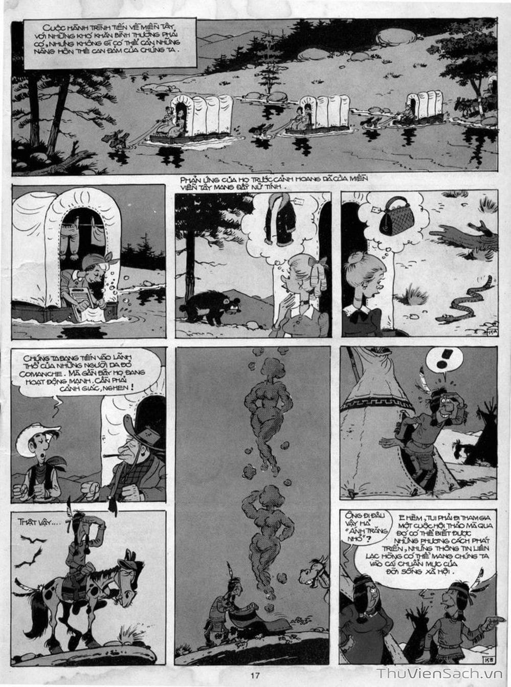 Truyện Tranh Cuộc Phiêu Lưu Kỳ Thú Của Lucky Luke trang 3