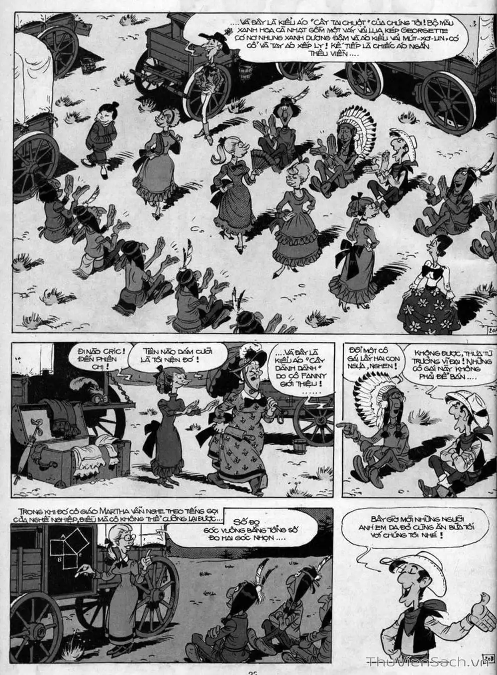 Truyện Tranh Cuộc Phiêu Lưu Kỳ Thú Của Lucky Luke trang 3