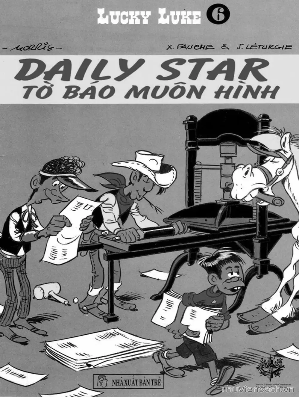 Truyện Tranh Cuộc Phiêu Lưu Kỳ Thú Của Lucky Luke trang 3