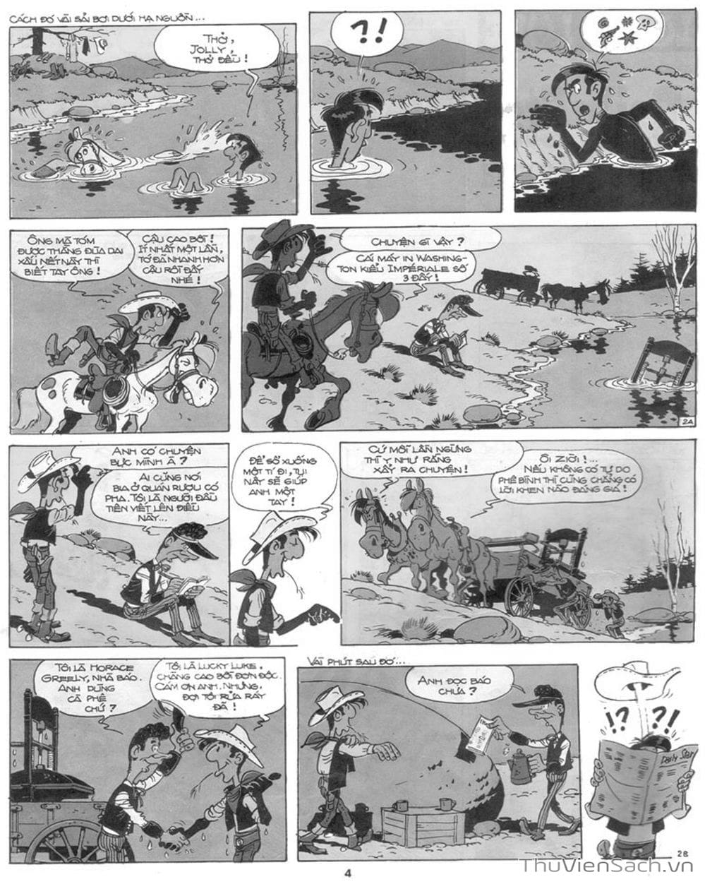 Truyện Tranh Cuộc Phiêu Lưu Kỳ Thú Của Lucky Luke trang 3