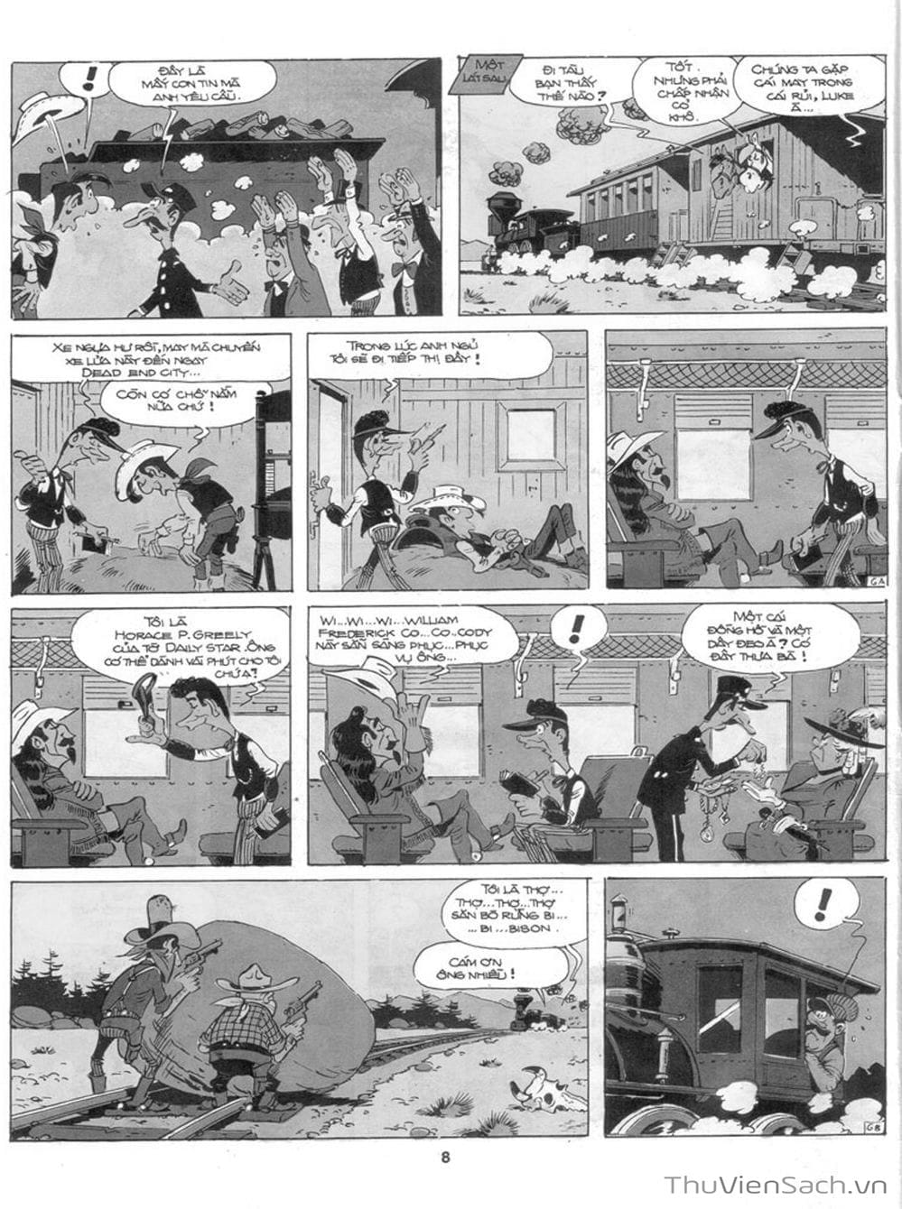 Truyện Tranh Cuộc Phiêu Lưu Kỳ Thú Của Lucky Luke trang 3