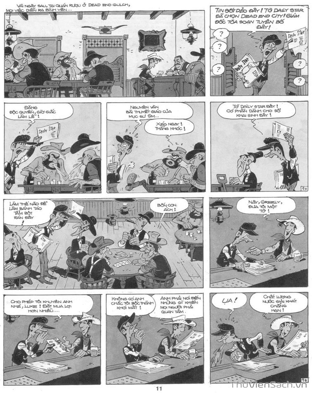 Truyện Tranh Cuộc Phiêu Lưu Kỳ Thú Của Lucky Luke trang 3