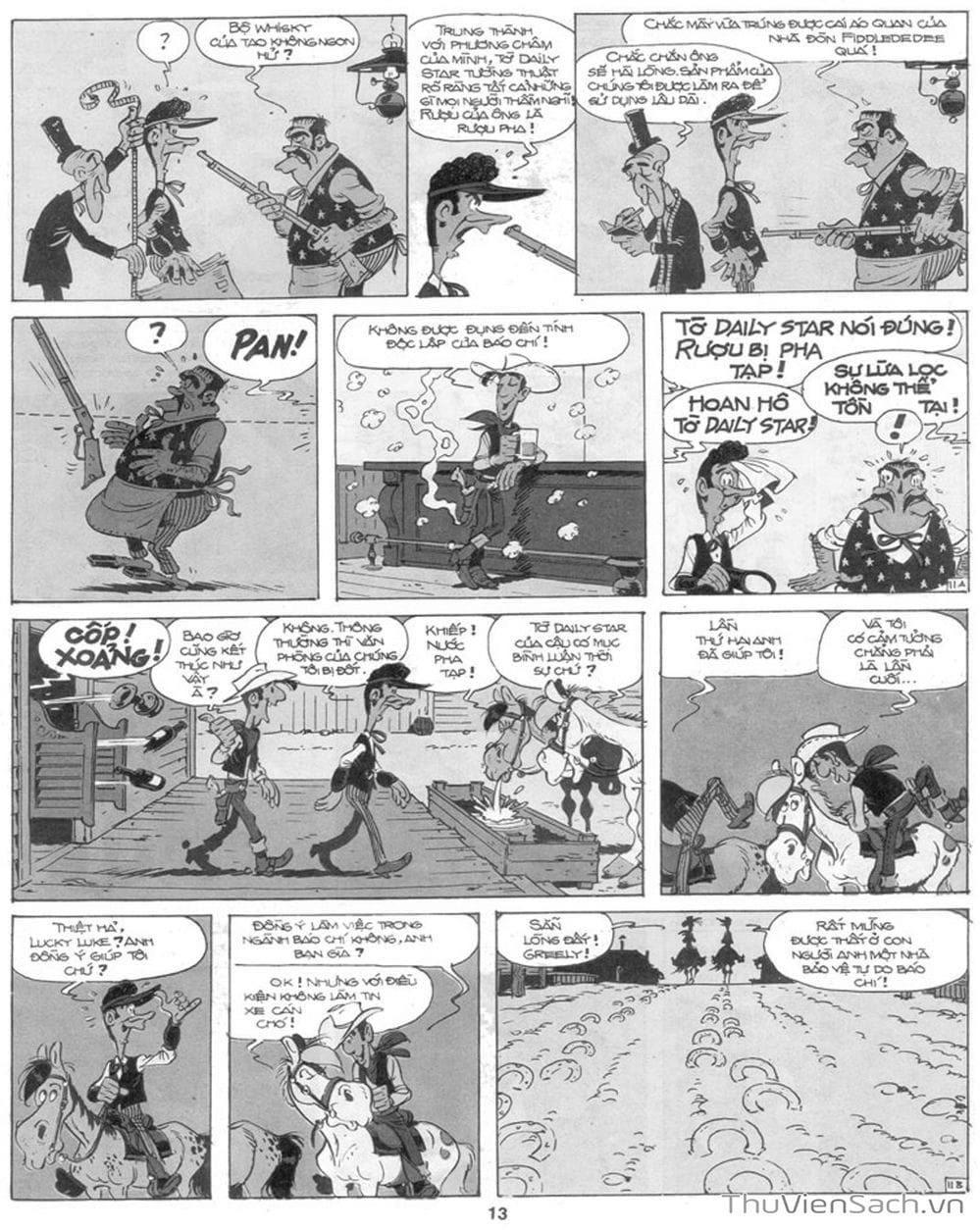 Truyện Tranh Cuộc Phiêu Lưu Kỳ Thú Của Lucky Luke trang 3