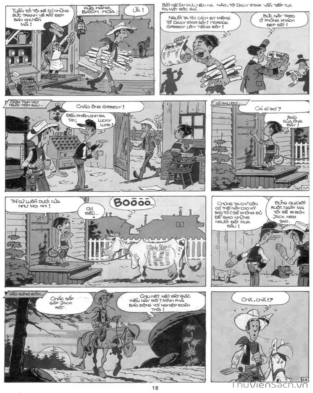 Truyện Tranh Cuộc Phiêu Lưu Kỳ Thú Của Lucky Luke trang 3